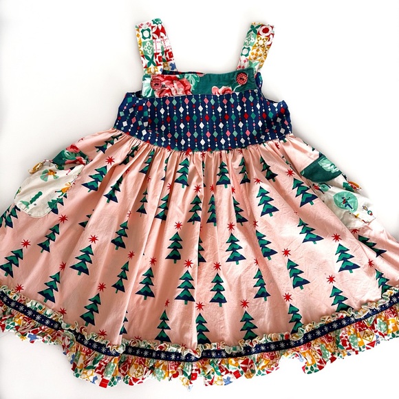 Wildflower Holiday/Christmas Dress. VGUC Size 4 - Picture 2 of 5